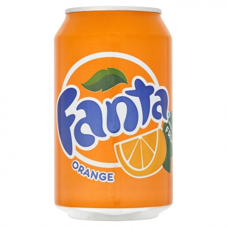 Fanta Orange Can 24x33cl.
