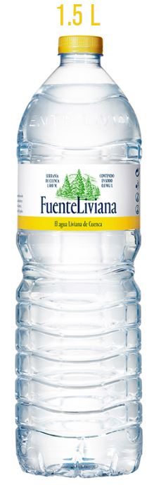 Fuentes de Lebanza botellas de 1'5 litros de agua – Aigua Viva Valencia