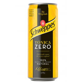 Schweppes Zero Tonic Can 24x33cl.