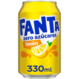 Fanta ZERO Limón Lata 24x33cl.
