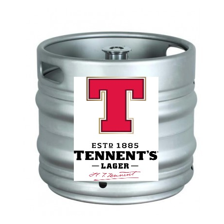 Tennent's Lager Barril 30L.