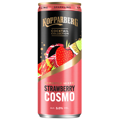 Kopparberg Cosmo Strawberry 12x25cl. Can