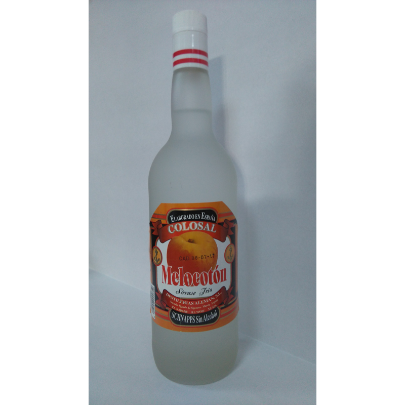 Peach Alcohol free 1 Litre. - Hydra Distribución